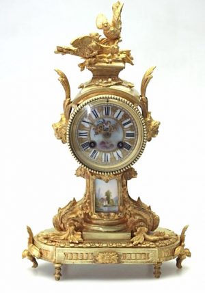 Antique French Ormolu Mantel Clock