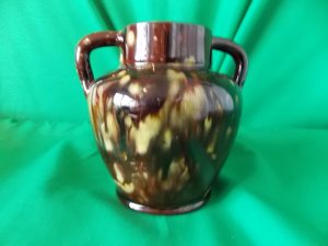 Scottish Pottery DUNMORE Slip glazed Vase