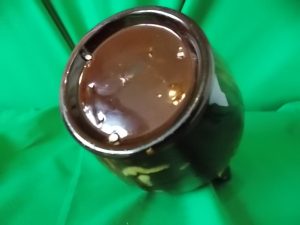 Scottish Pottery DUNMORE Slip glazed Vase