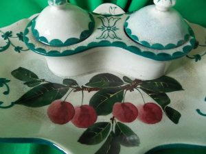 Wemyss ink well set.
