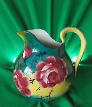 Rare Scottish Wemyss ware Ure & Basin ( Jazzy Pattern )