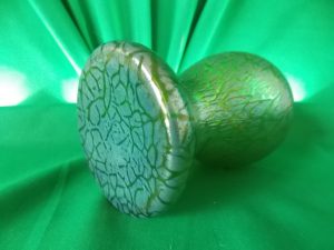 Loetz Papillion creta bulbous vase