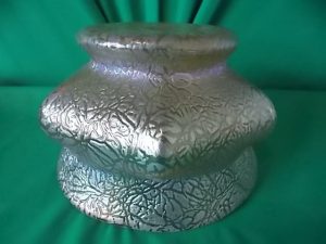 Loetz Papillion creta candia Fruit Bowl.