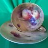 Worcester fruits miniture cup & saucer