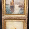 Charles Neil Knight Pair Oils Canvas X2