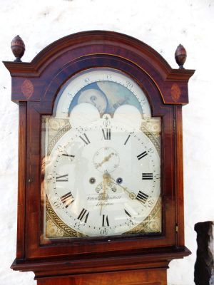 Regency period Mahogany Moon dial longcase Clock