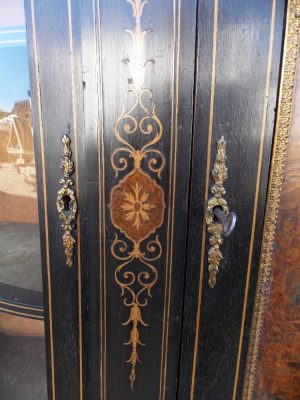Victorian Ebonised Credenza cabinet