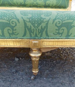 19th cent Oak cased mantle clock