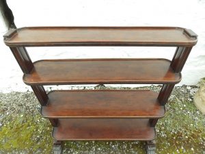 Victorian mahogany dumb waiter