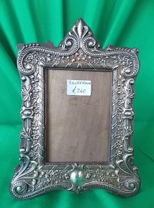 Ornate Edwardian Silver Picture Frame