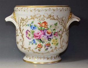 19th cent French Paris Porcelain wine cooler, circa 1880