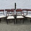 Set of eight Victorian dining chairs