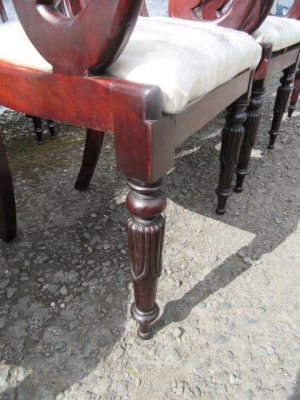 Set of eight Victorian dining chairs