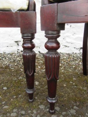 Set of eight Victorian dining chairs