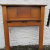 Victorian orange oak fire surround