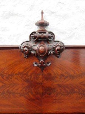 Victorian four door mahogany splashback sideboard
