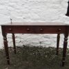 Victorian mahogany two drawer side/hall table