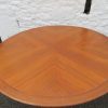 20th cent modernist teak and rosewood centre table