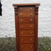 Edwardian mahogany wellington chest.