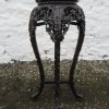 Victorian marble top chinese rosewood stand