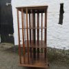 Edwardian oak revolving bookcase