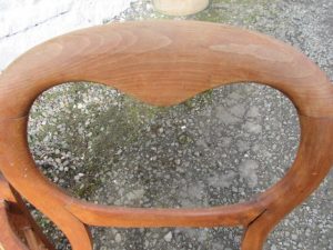 Set of six Victorian bergaire seated parlour chairs
