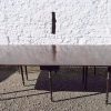 Victorian three section mahogany dining table