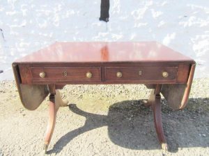 Georgian mahogany sofa table