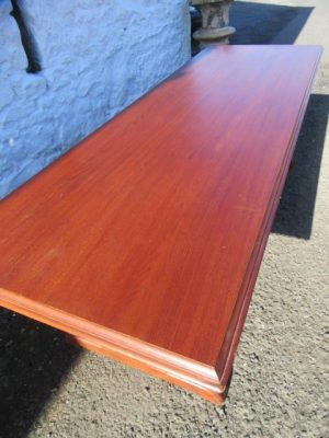 Victorian mahogany refectory table