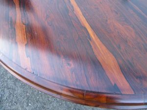 Victorian rosewood tilt top centre table.