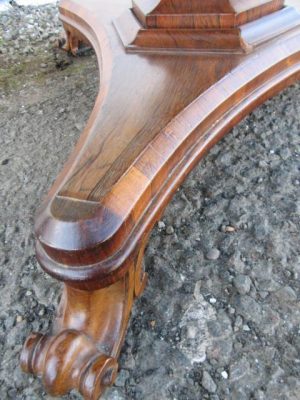 Victorian rosewood tilt top centre table.
