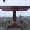 William 1V rosewood fold over card table.