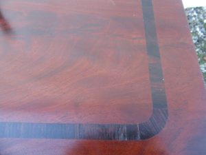 William 1V rosewood fold over card table.