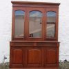 Victorian three door mahogany library bookcase