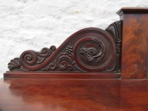 William 1V Mahogany pedestal sideboard