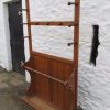 Victorian oak hall hat and coat stand
