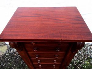 Victorian mahogany Wellington Chest