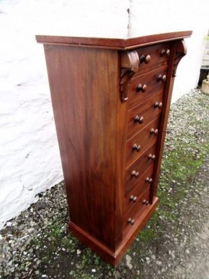 Victorian mahogany Wellington Chest