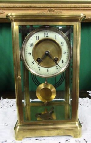 Edwardian Four Glass clock