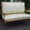 19th century French gilt and carved parlour sofa