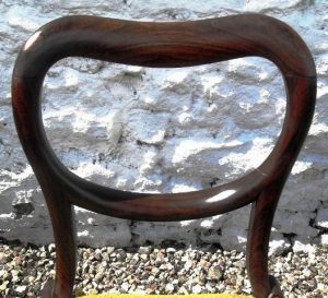 Set 6 early Victorian rosewood dining chairs