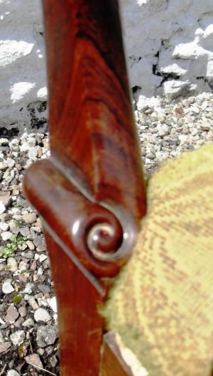Set 6 early Victorian rosewood dining chairs