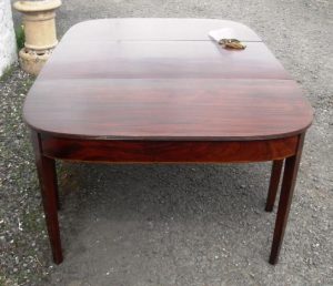 Georgian double D end dining table
