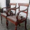 Set of 4 Early Victorian dining chairs