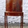Edwardian mahogany cabinet on stand