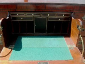 Georgian mahogany secretaire chest