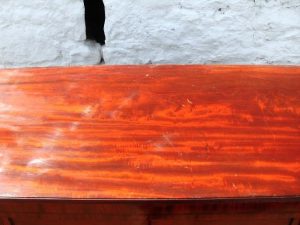 Georgian mahogany secretaire chest