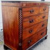 Georgian mahogany 2 over 3 chest of drawers
