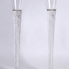 Pair of Georgian style airtwist glasses