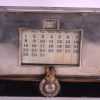 EARLY 20TH C ENGLISH SILVER HALLMARKED DESK CALENDAR
